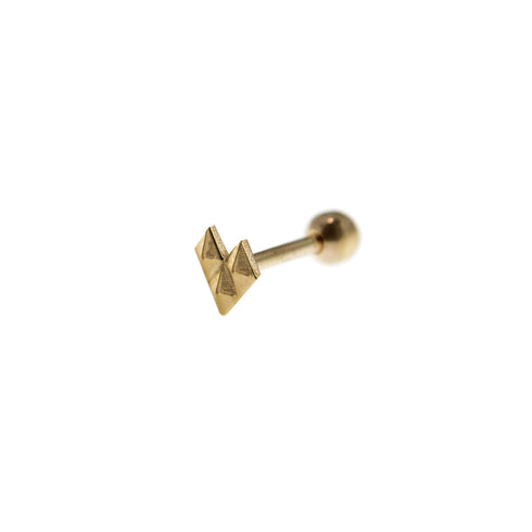 PIERCING CUORE MATTO BORCHIE PRZ010M2AU